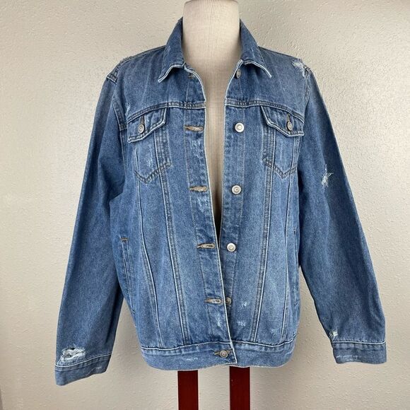 Five by Five Denim Jacket Size XL EUC - Picture 1 of 8